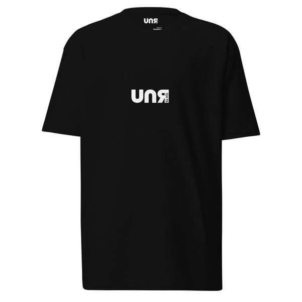 U-1 -hanging on tee, front + back print