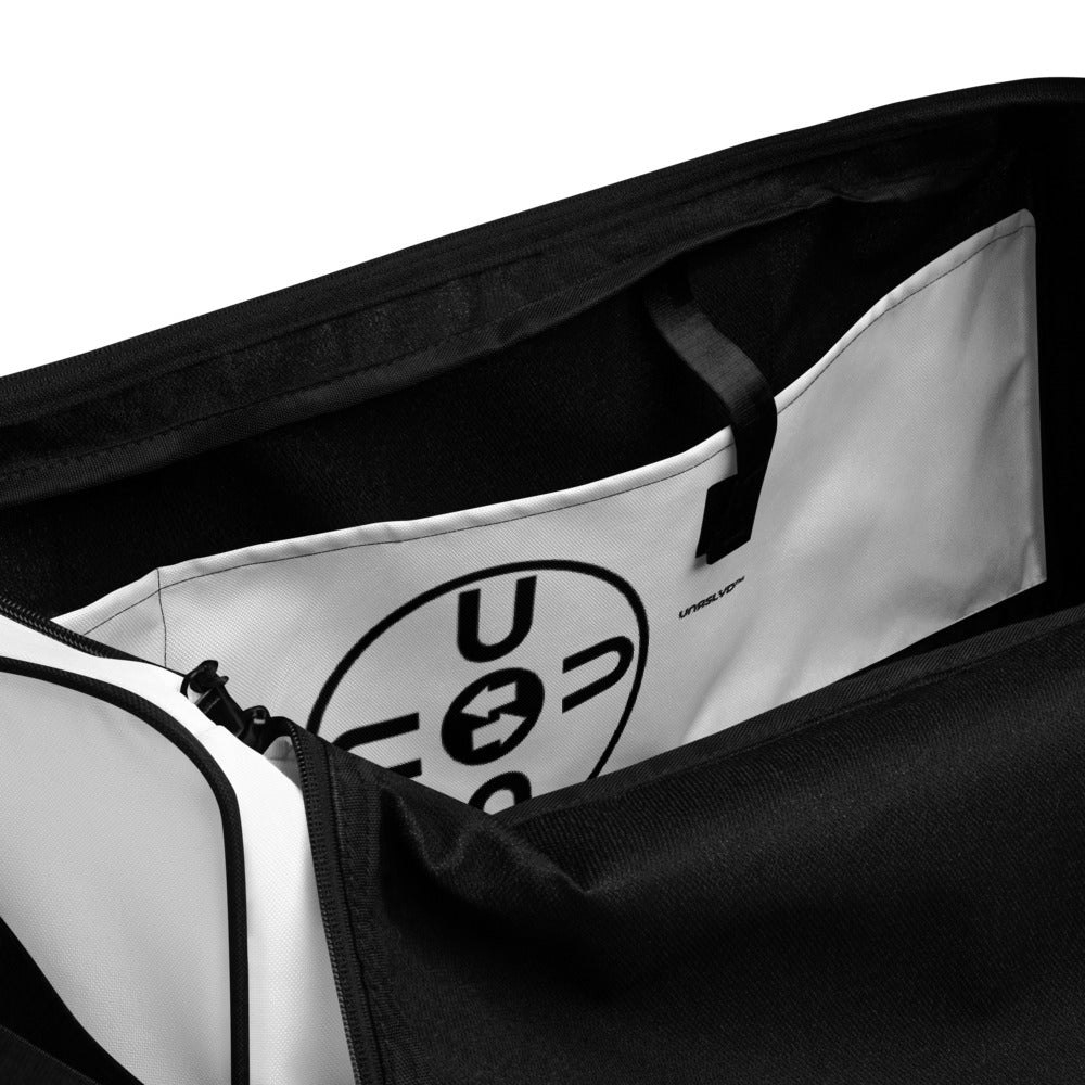 U-1, Duffle bag -white with UN/ARROW logo