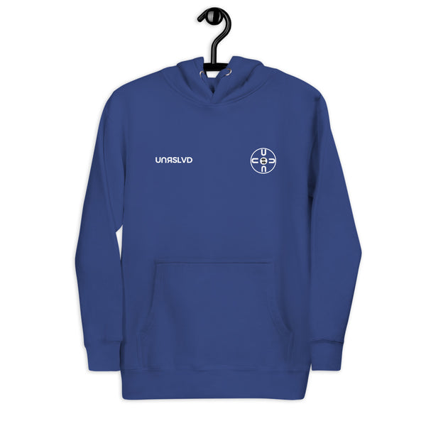 U-1, Hoodie, front +back print, two colours